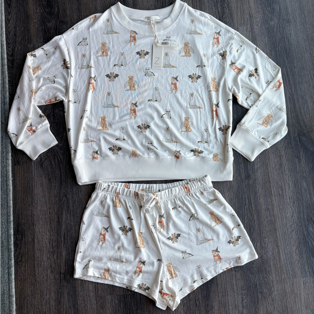 NWT Z Supply Hey Boo Dog Pajama Set 🐾 - Picture 4 of 9